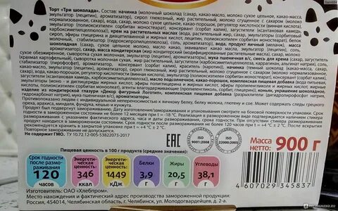 Сколько калорий в шоколадной глазури