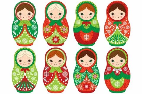 Матрешки разных размеров