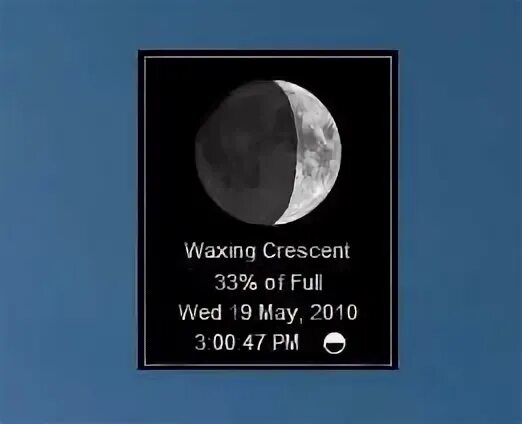 Moon weather