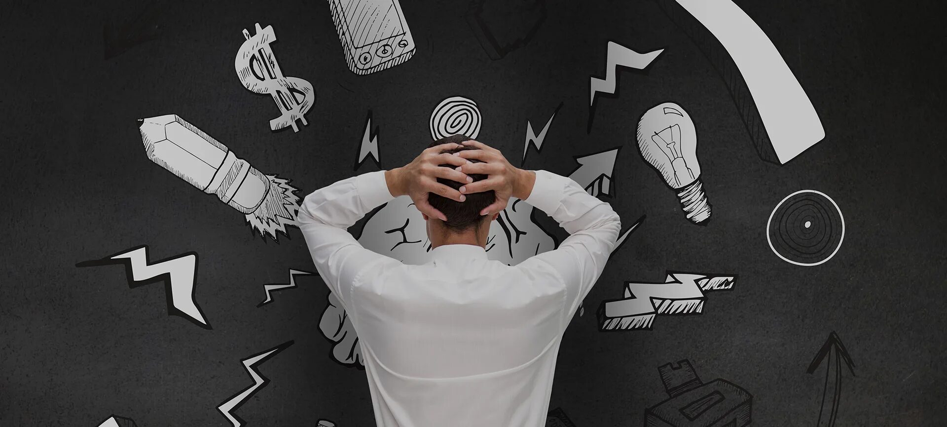 Стресс. Визуализация мыслей. Ответственный человек. Куча идей в голове. "дети и стресс".