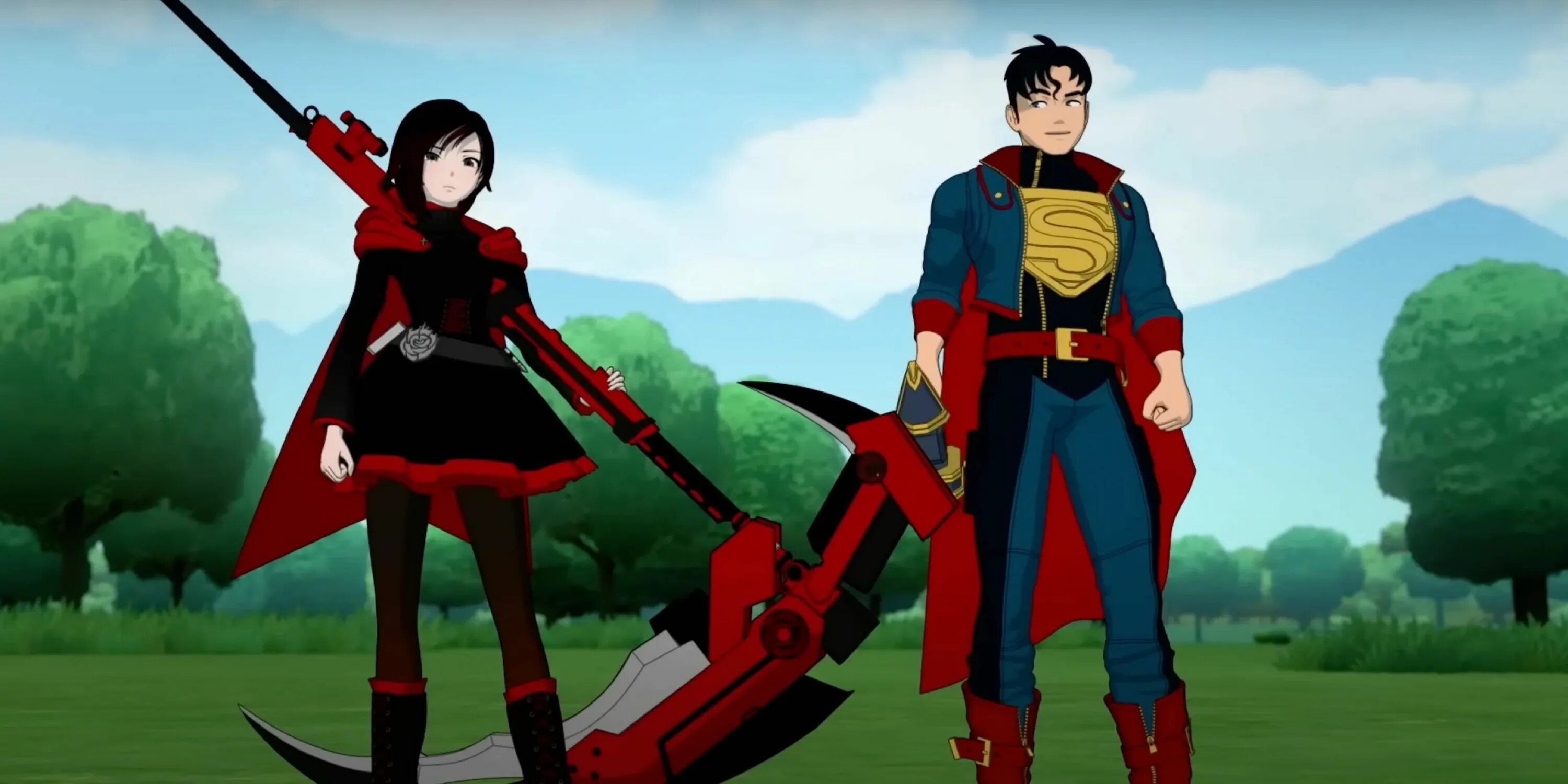 Justice 10. RWBY X Justice League. RWBY кроссовер. Лига справедливости x RWBY: Супергерои и охотники. R.W.B.Y кроссовер.