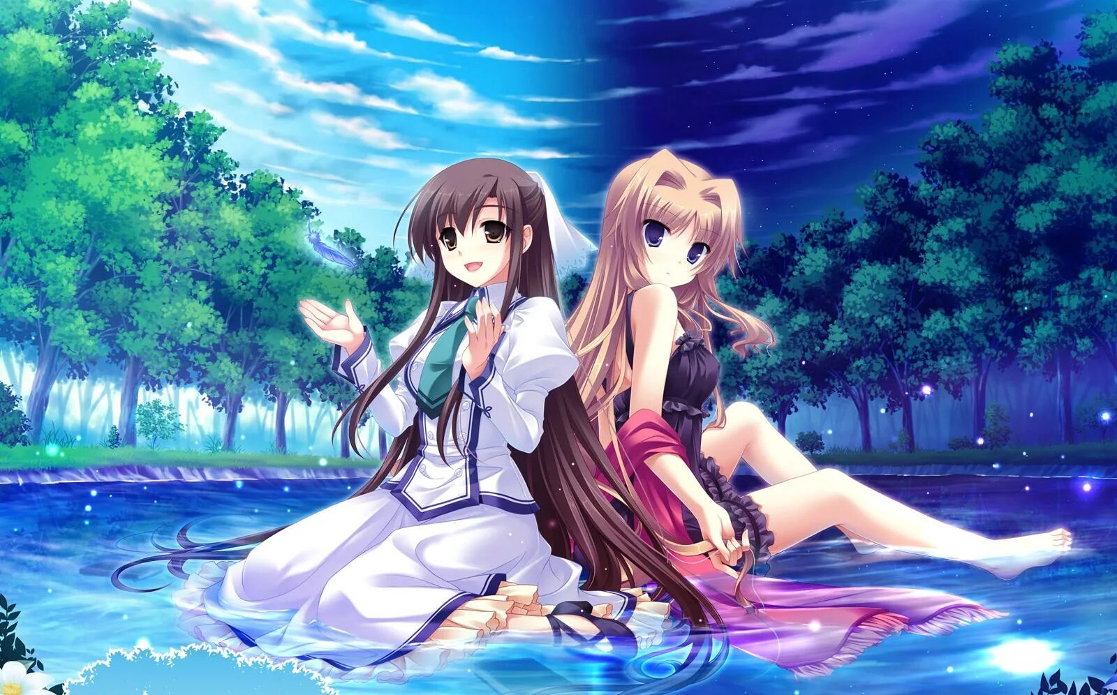 Солнечная девушка. Аниме midori no umi. Девушка звезда. Девушка день девушка ночь. Девушка день девушка ночь.