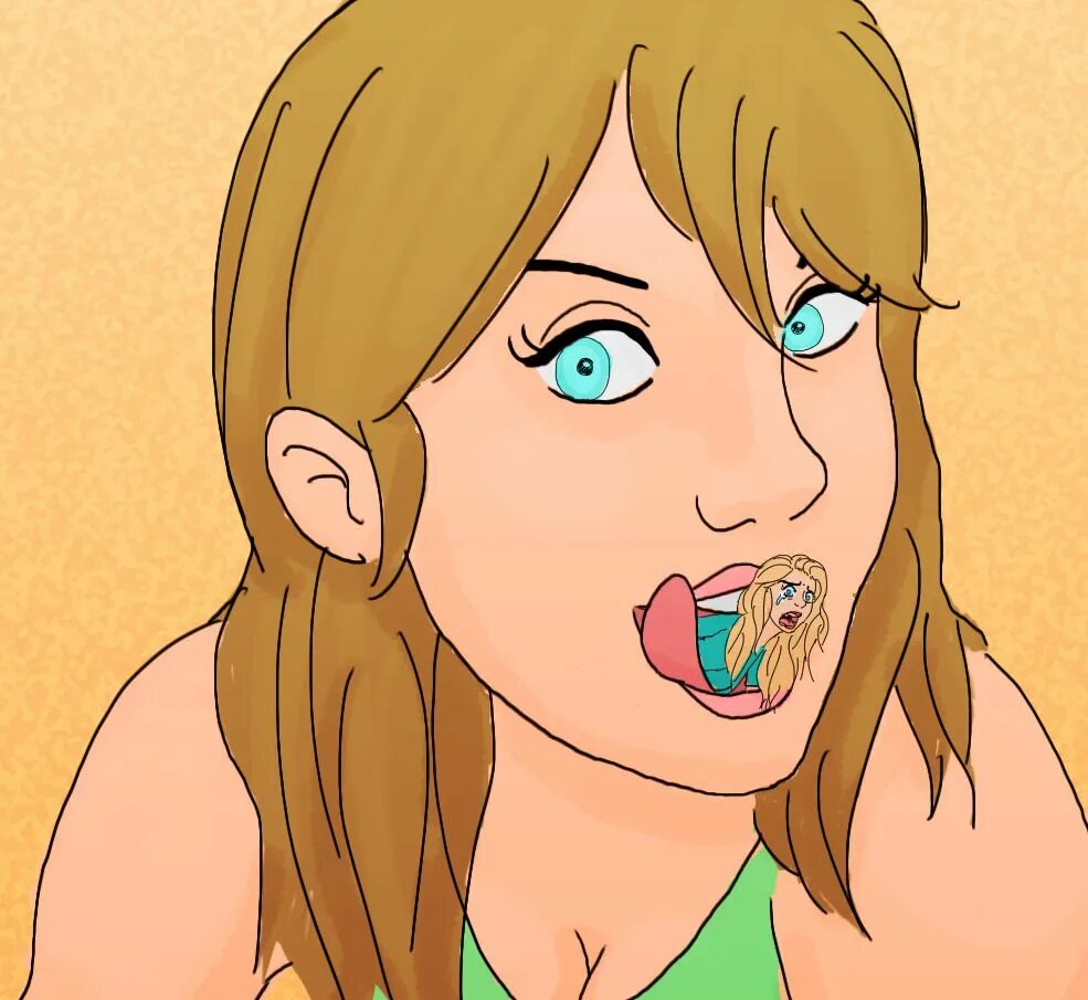 Vore Кэндис. Giantess Vore от первого лица. Жена давай глотай