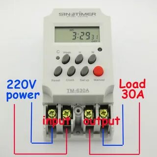Реле таймер 220 вольт