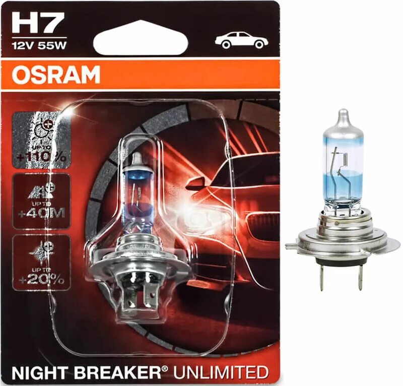 Автолампа h7 (55) px26d+110% Night Breaker Unlimited (блистер) 12v Osram o-64210nbuбл /1/100. Автолампа h7 (55) px26d+110% Night Breaker Unlimited (блистер) 12v Osram o-64210nbu. 64210-01b Osram. Osram : 64210cbi-01b.