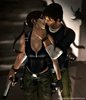 Лара Крофт С Собакой (106 фотографий) .