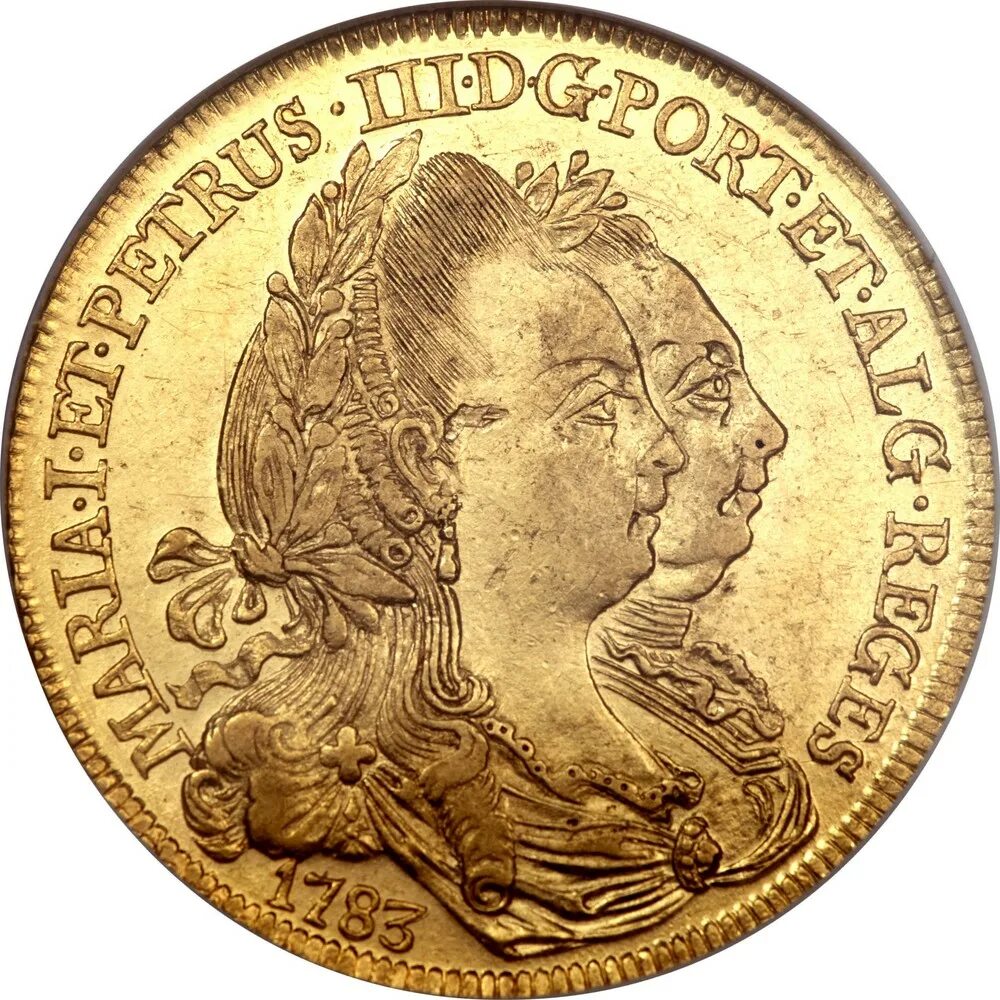 Педру III Португалия. Португалия Золотая монета 1783 год. Педру первый монета. Монеты Португалии 18 века.