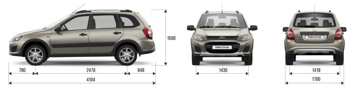 Габариты Калина кросс 2 универсал. Калина 2 кросс универсал Размеры. Характеристика лады калина универсал