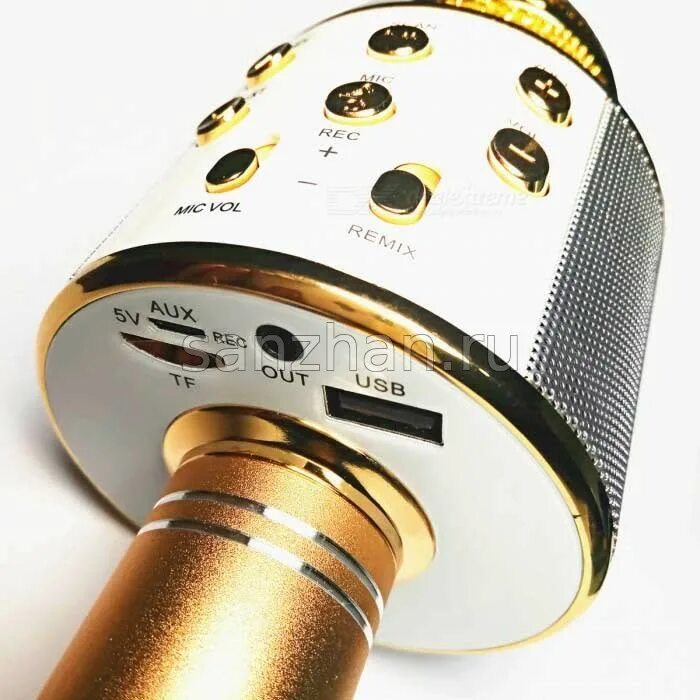 Usb колонка микрофон. Wireless microphone hifi speaker ws-858. ws-858 беспроводной караоке микрофон. микрофон вестер 858. беспроводной караоке микрофон wster ws-858 (золото).