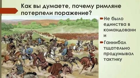 Причины поражения ганнибала 5 класс