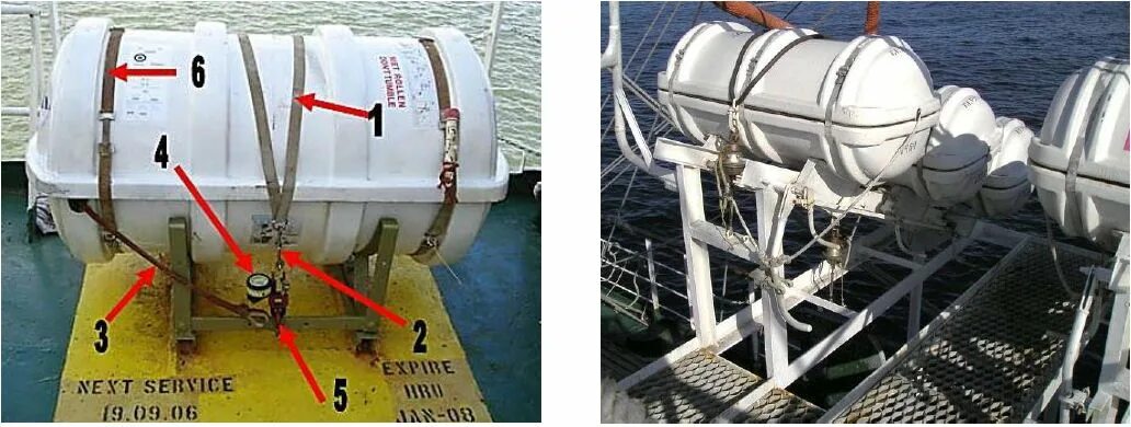 крепление контейнера. плот спасательный надувной псн-20мк гидростат. корабельные снасти. гидростат для спасательного плота псн 10мк. крепления контейнеров на судах.