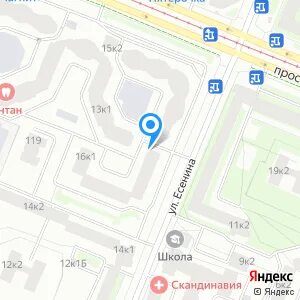 Индексе санкт петербург ул есенина