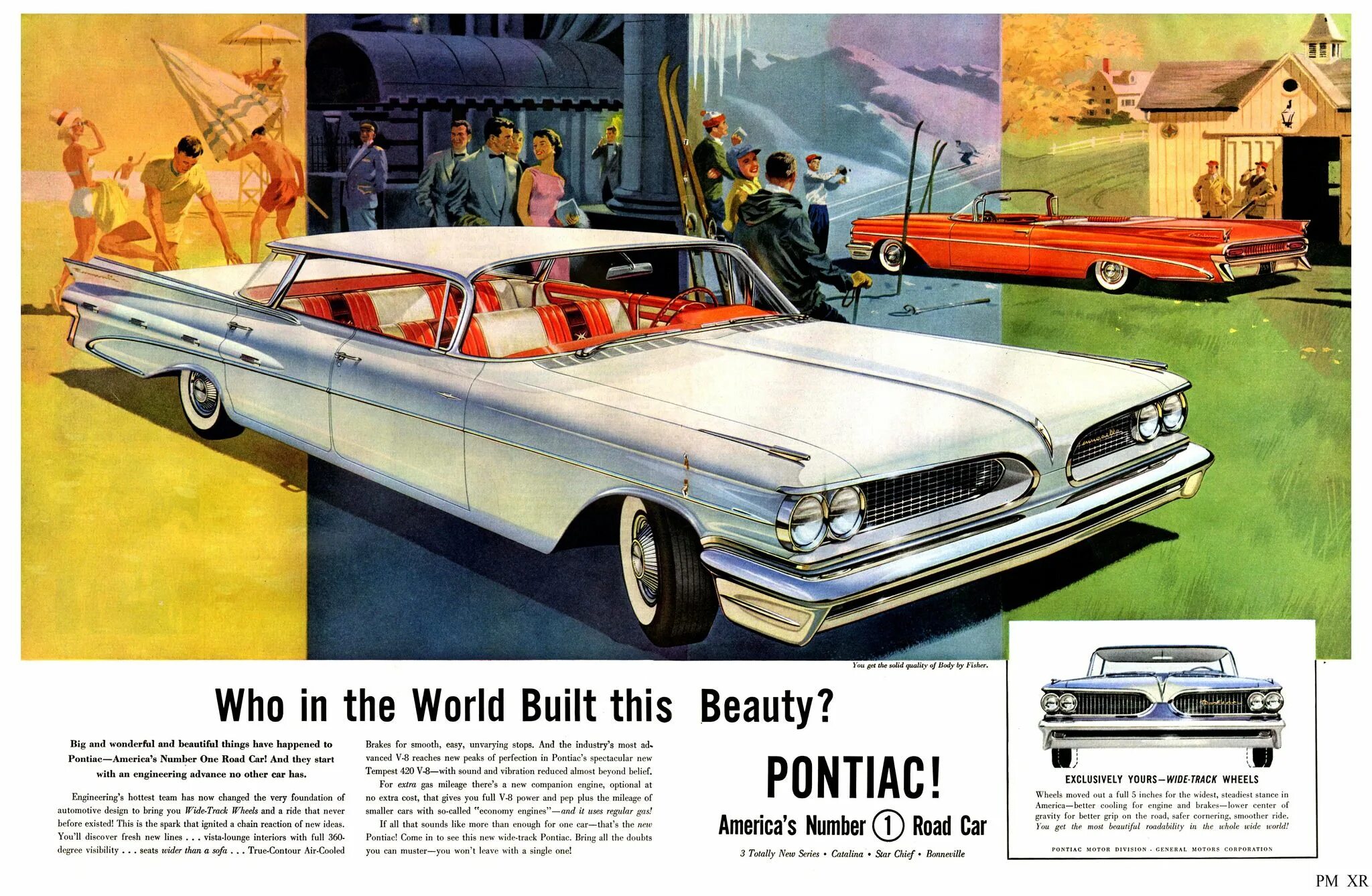 Don has a car it is. Реклама Понтиак Бонневиль 1960. Pontiac Catalina Brochure 1959. Постер машина США 50х. Реклама Понтиак Бонневиль 1960 трасса.