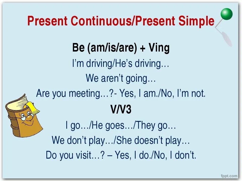 Drive в present continuous. Правило презент континиус. Present Continuous правило. Present simple present Continuous правила. Презент Симпл и презент континиус.