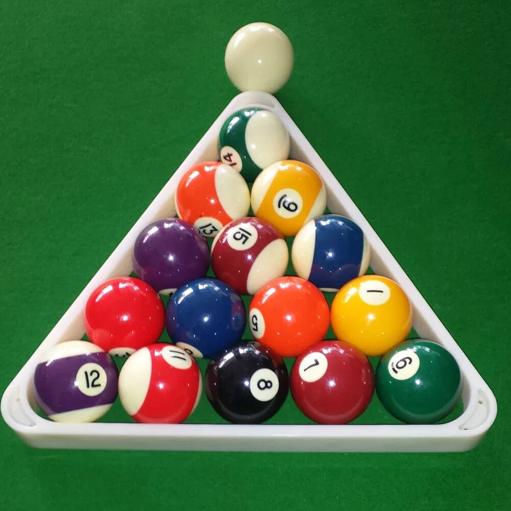 Какие шары в пуле. Бильярд Billiard balls 9905/200715026. Бильярдные шары американка. Бильярдные шары в треугольнике. Бильярд с разноцветными шарами.