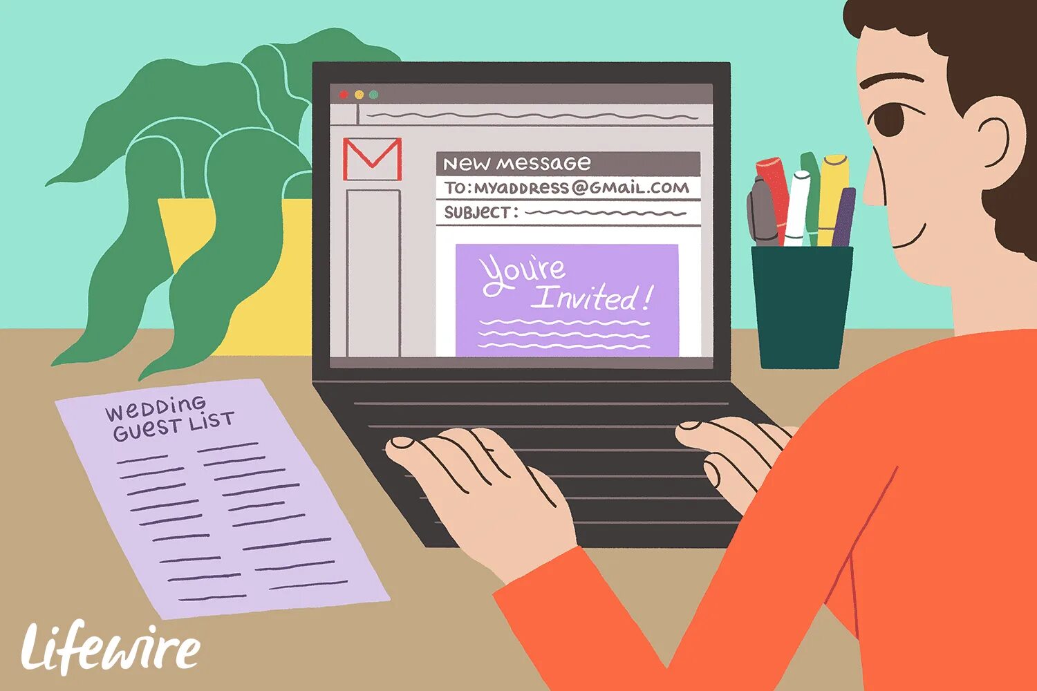Beginning an email. Send an email. send an email картинка для детей. человек отправляет электронное письмо рисунок. email to.