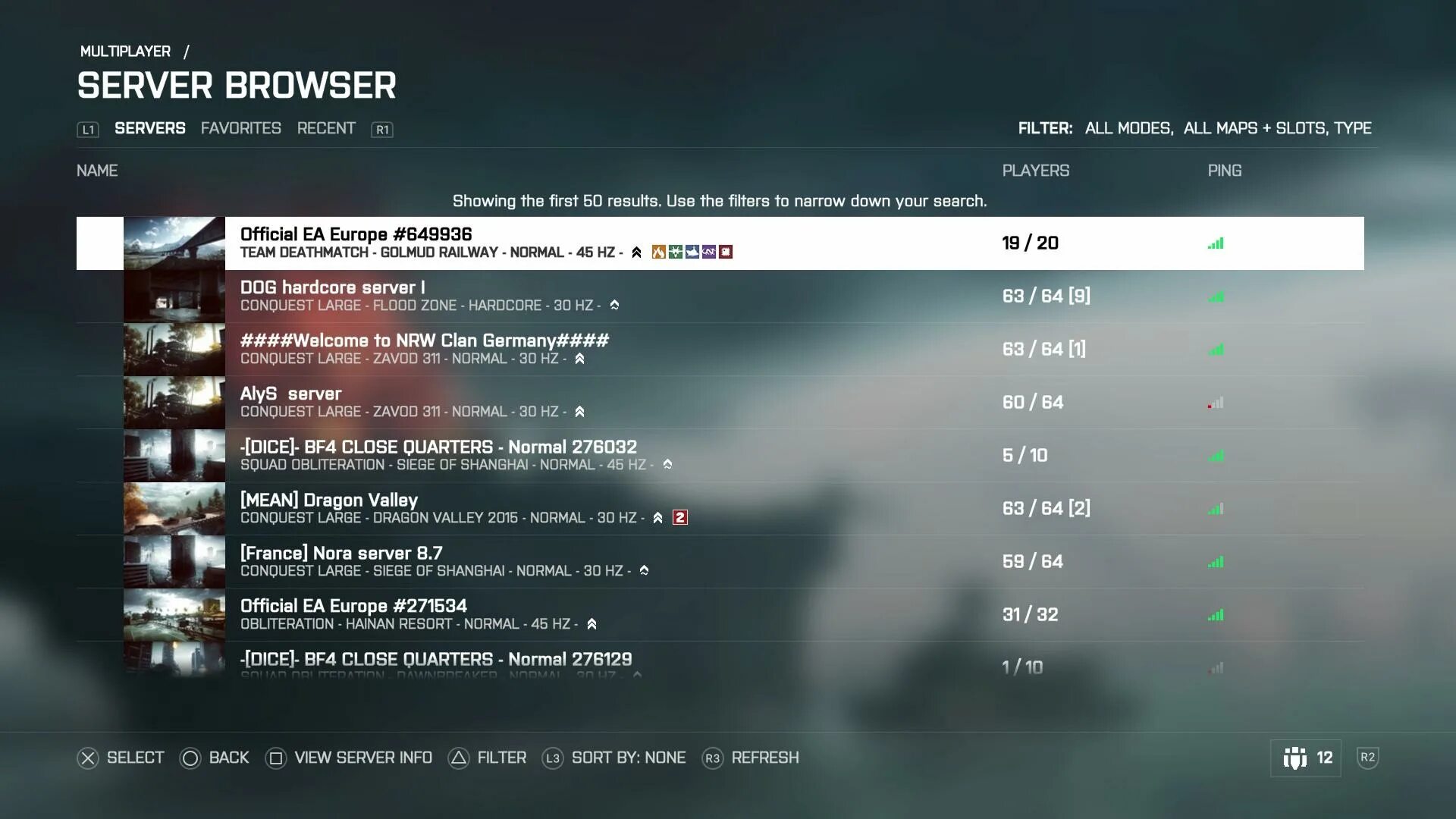 Multiplayer servers. Бателфилд 1 Интерфейс. Бателфилд 4 Интерфейс. Battlefield 4 сервера. Сервера Battlefield 1.