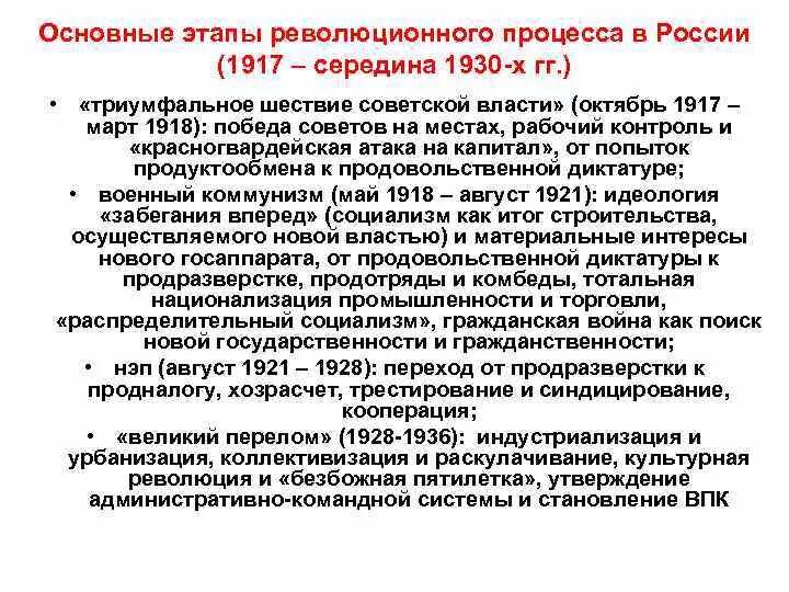 Этапы революционного процесса. Революционный процесс в России 1917 г. Триумфальное шествие Советской власти. Революционный процесс 1917 основные этапы. Основные этапы основные дни