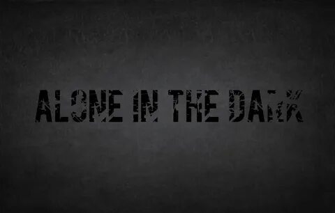 Alone text