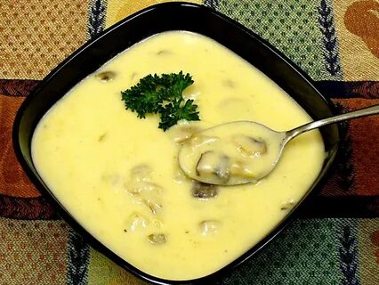 Рецепт грибного супа из шампиньонов с сыром