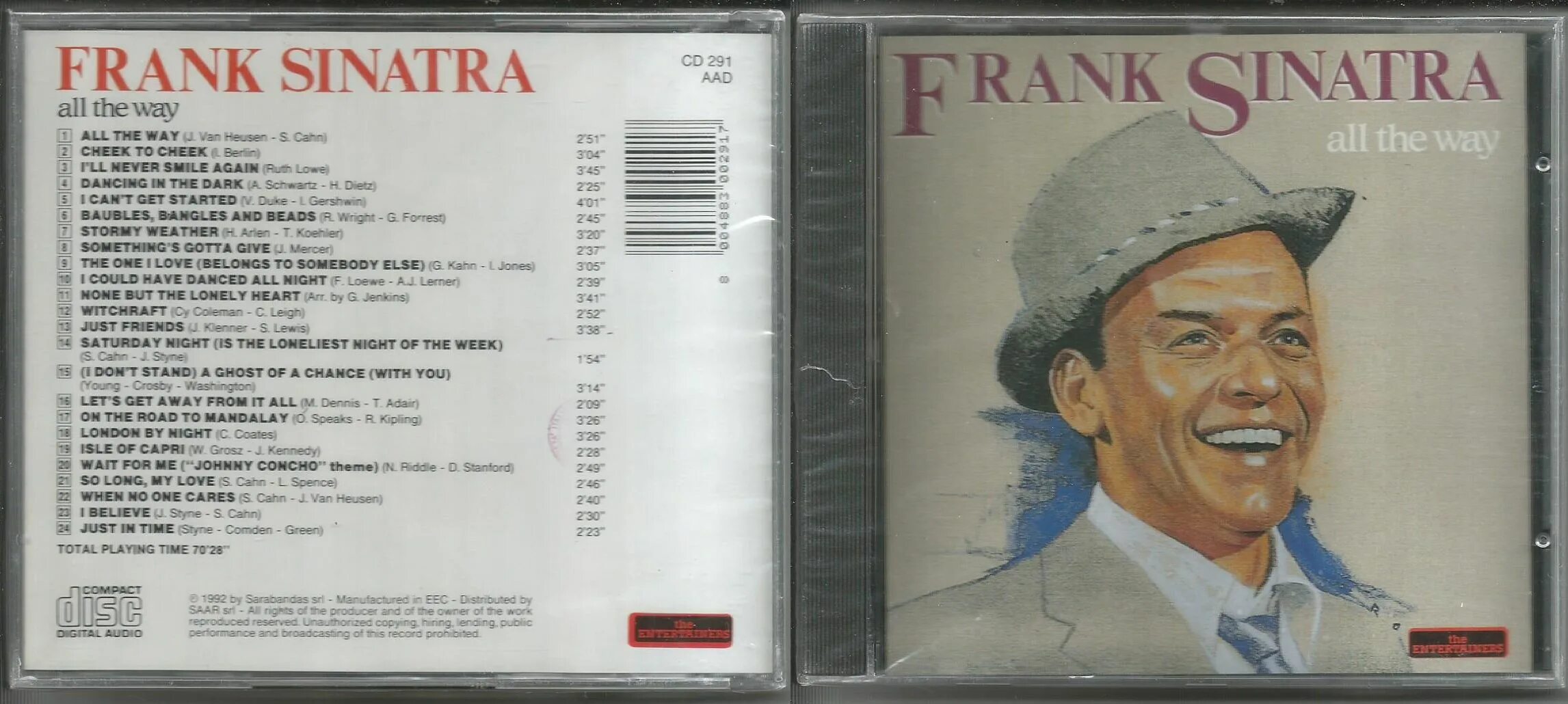 CD Sinatra, Frank: my way. All the way Синатра. All the way Фрэнк Синатра. Новогодняя пластинка Синатры.