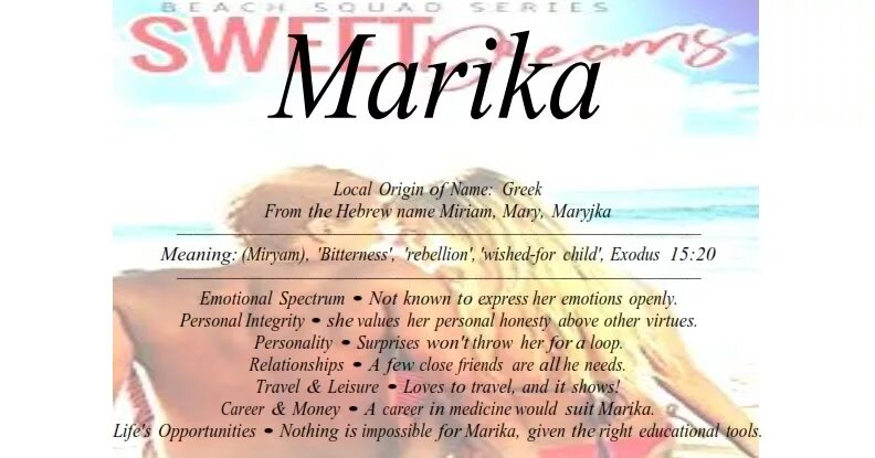 Her she name is mary