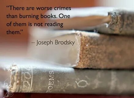 There were books
