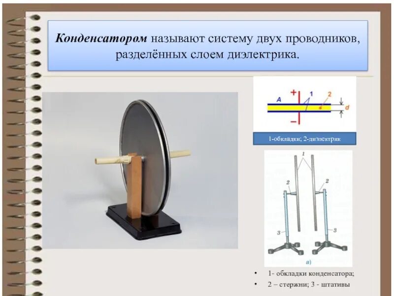 Устройство состоящее из двух проводников любой формы. Физика 10 кл конденсаторы. Электроемкость конденсаторы физика 10 класс. Конденсатор физика 8 класс. Плоские конденсаторы 8 класс физика.