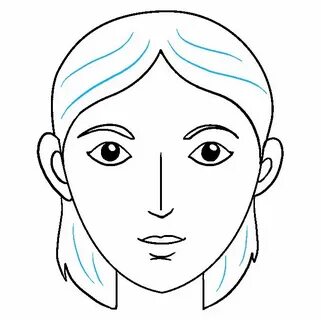 Изображение лица анфас