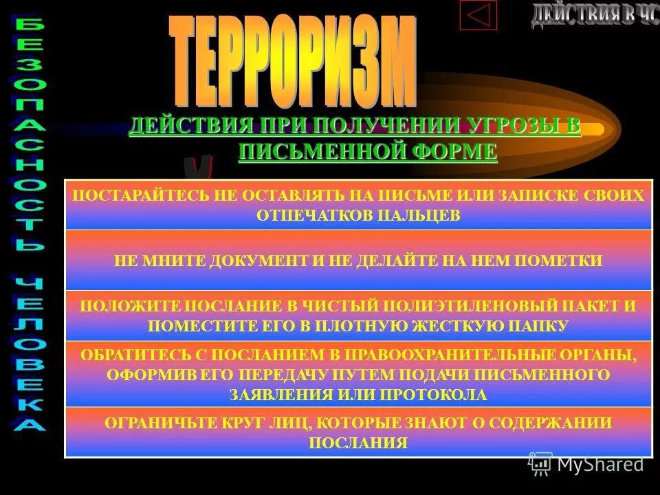 Получение угрожать. При получении угрозы в письменной форме. Получение угрозы в письменном виде.