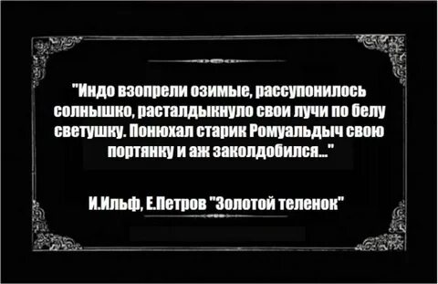 Понюхал старик ромуальдыч портянку и аж заколдобился