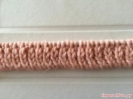 Вязание резинки спицами итальянская