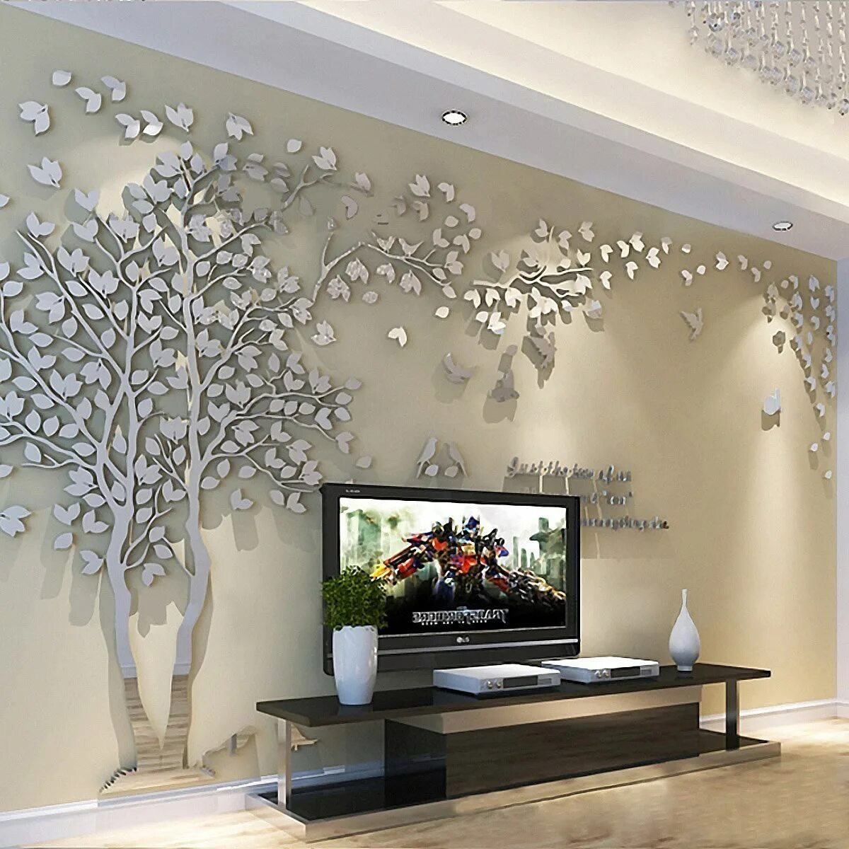 Декор на стену в гостиную купить European Peony Flower Wall Decor 3d Stereo Wrought Iron Wall Stickers Home Hotel
