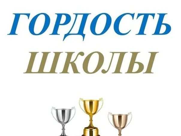 Гордость школы ученик