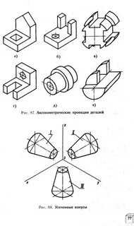По аксонометрическому изображению рис 1 выполните