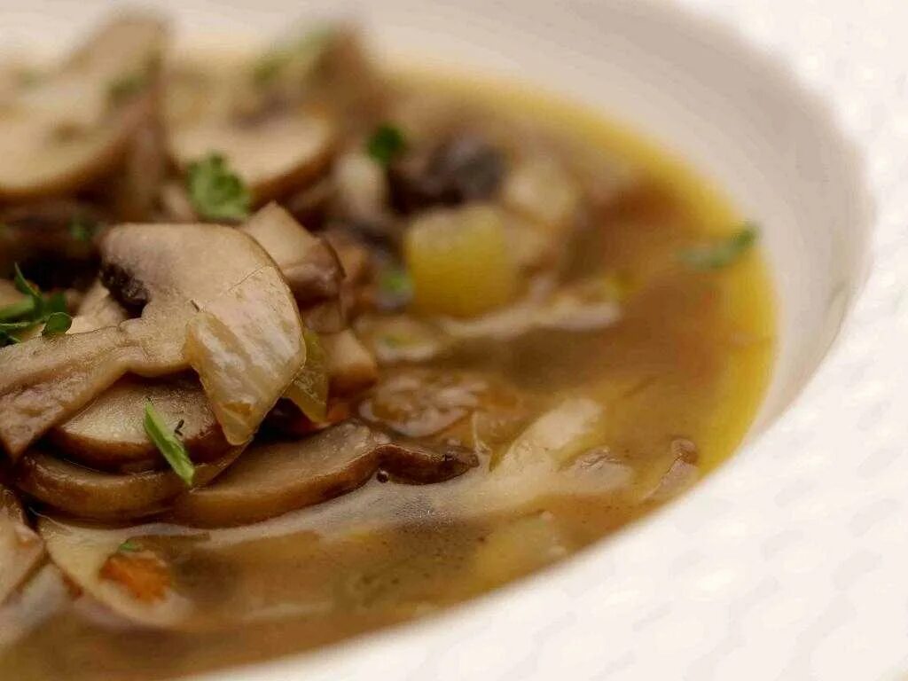 Рецепт супа с сухими грибами фото
