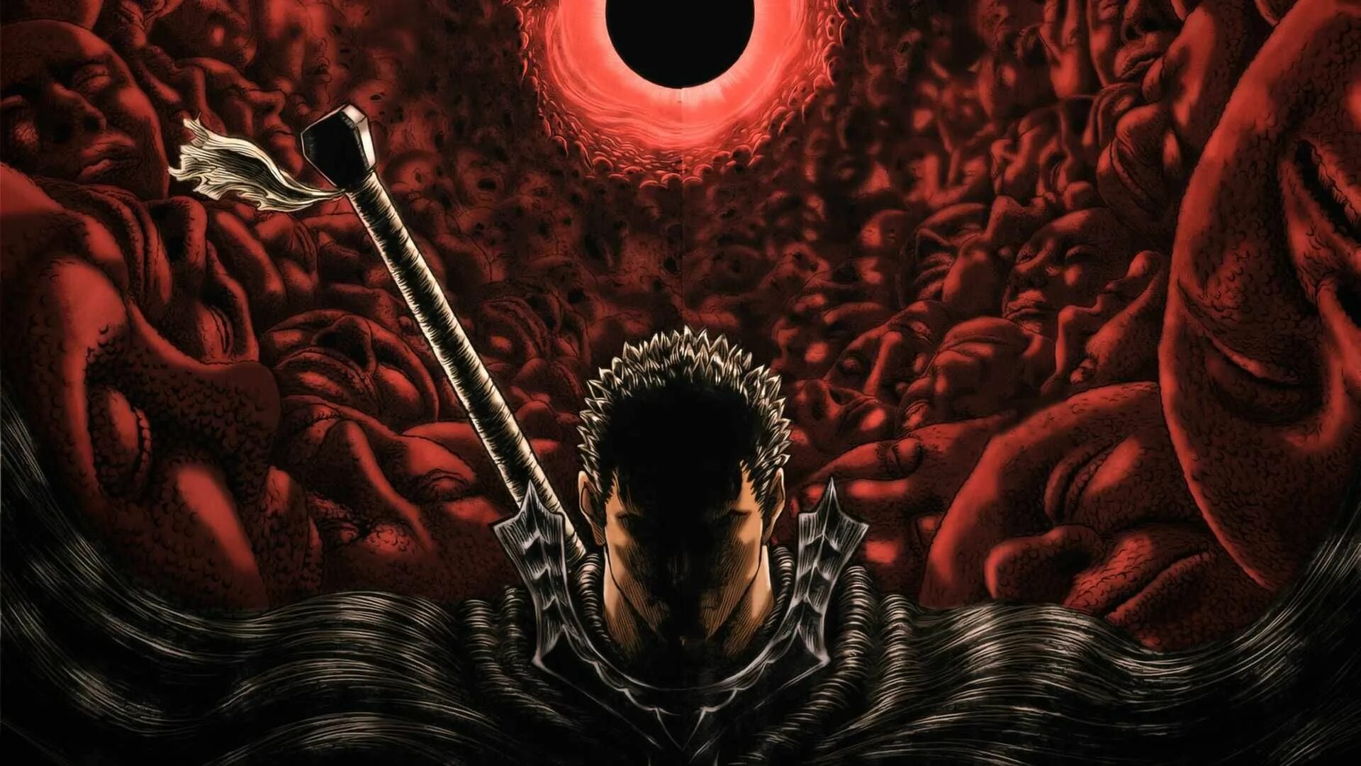 Berserk песня. Гатс Берсерк 1997. Берсерк аниме затмение Гатс. Гатс Берсерк 4к.