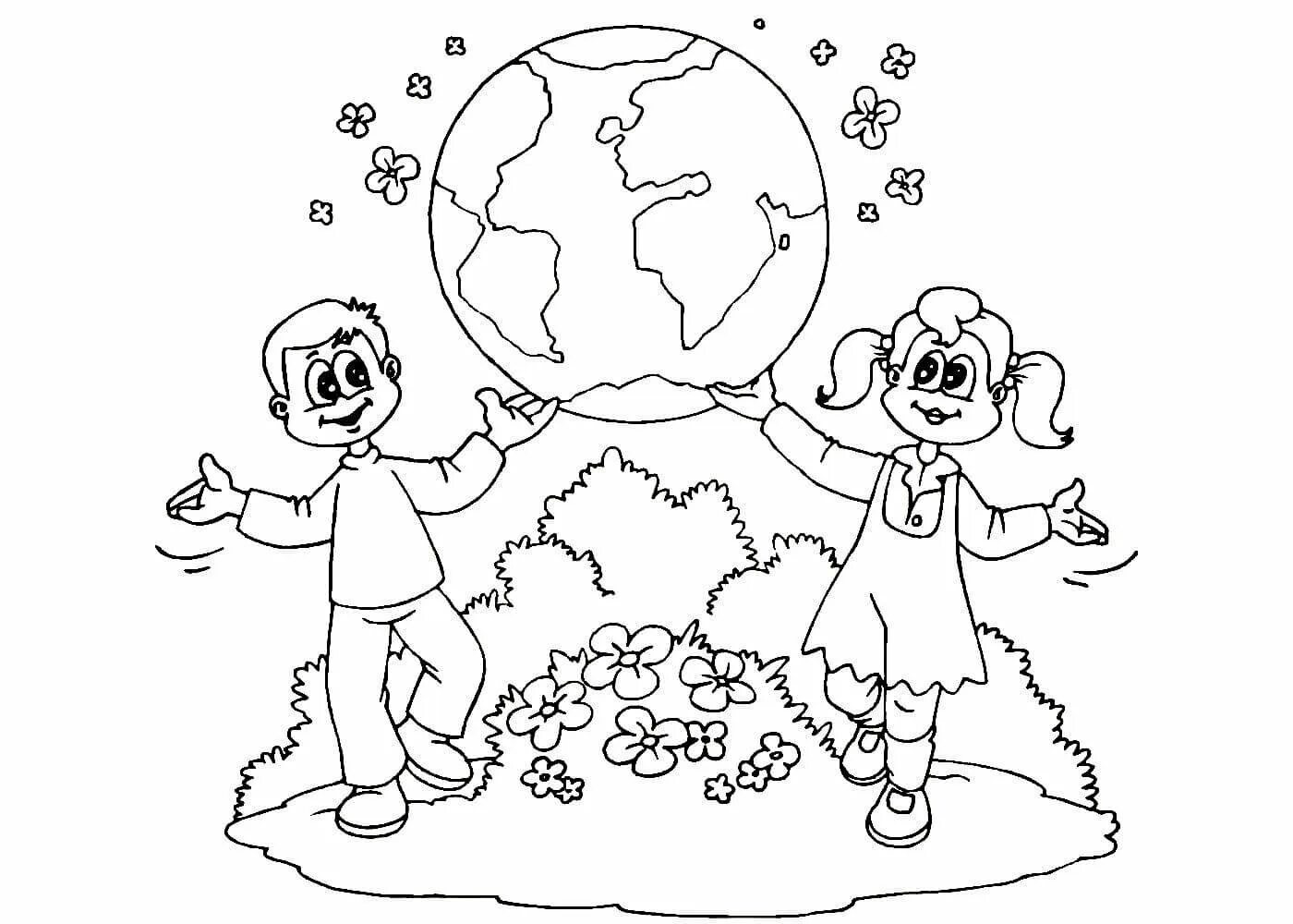 День земли раскраски для детей. Раскраска наша Планета земля. Раскраски ко Дню защиты детей. Планета земля раскраска для детей.