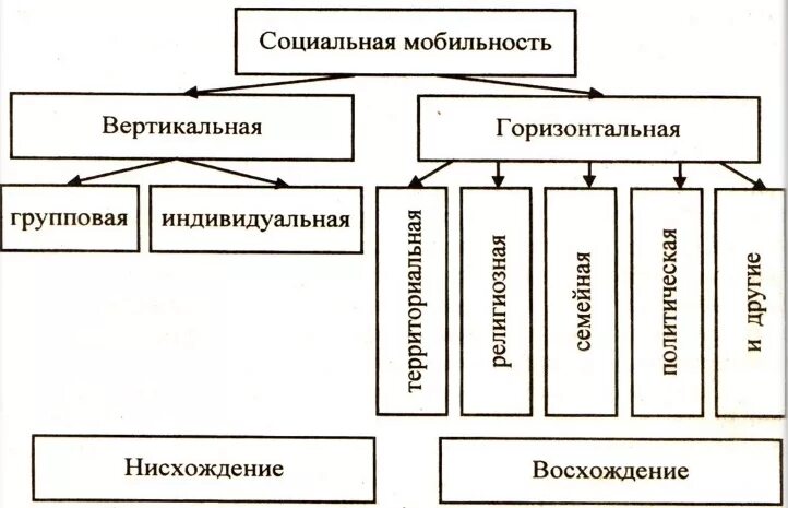 Вертикальная групповая пример. Социальная мобильность. Вертикальная мобильность индивидуальная и групповая. Вертикальная и горизонтальная мобильность. Социальная мобильность схема.