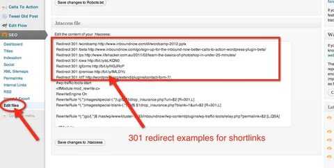 Action redirect