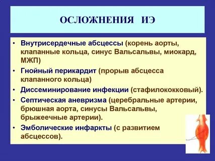 Тест инфекционный эндокардит и инфекция внутрисердечных