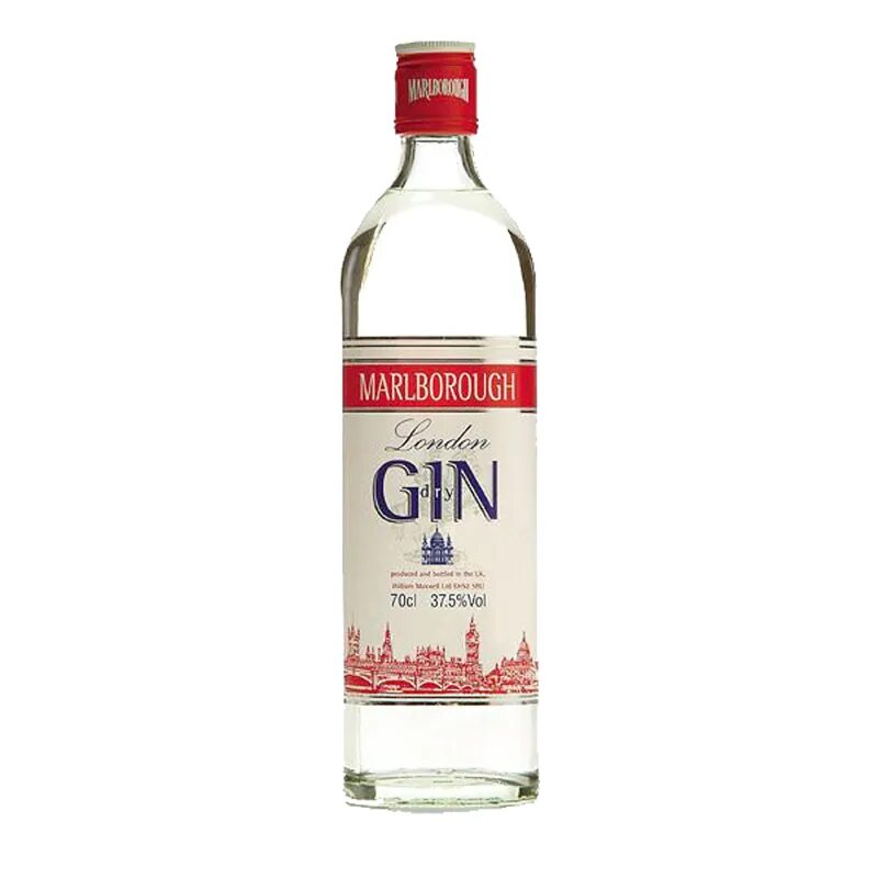 Л 37 5. Джин Marlborough 1л. Marlborough London Dry Gin. Российский Джин. Джин 0.1.