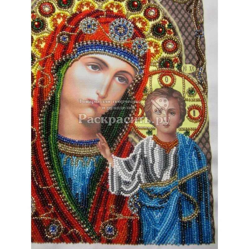 Наборы для вышивания бисером богородица неувядаемый цвет. Скоропослушница икона божией матери вышивка бисером. Икона иерусалимская божией матери алмазная. Набор бисера иконы. Набор бисера иконы.