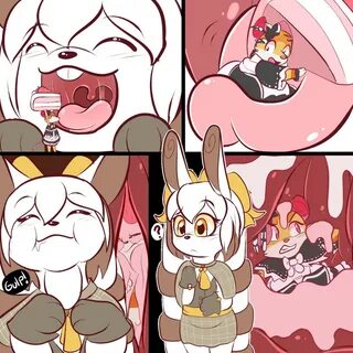 Servant Snack - By @lowen_mothbat on Itaku