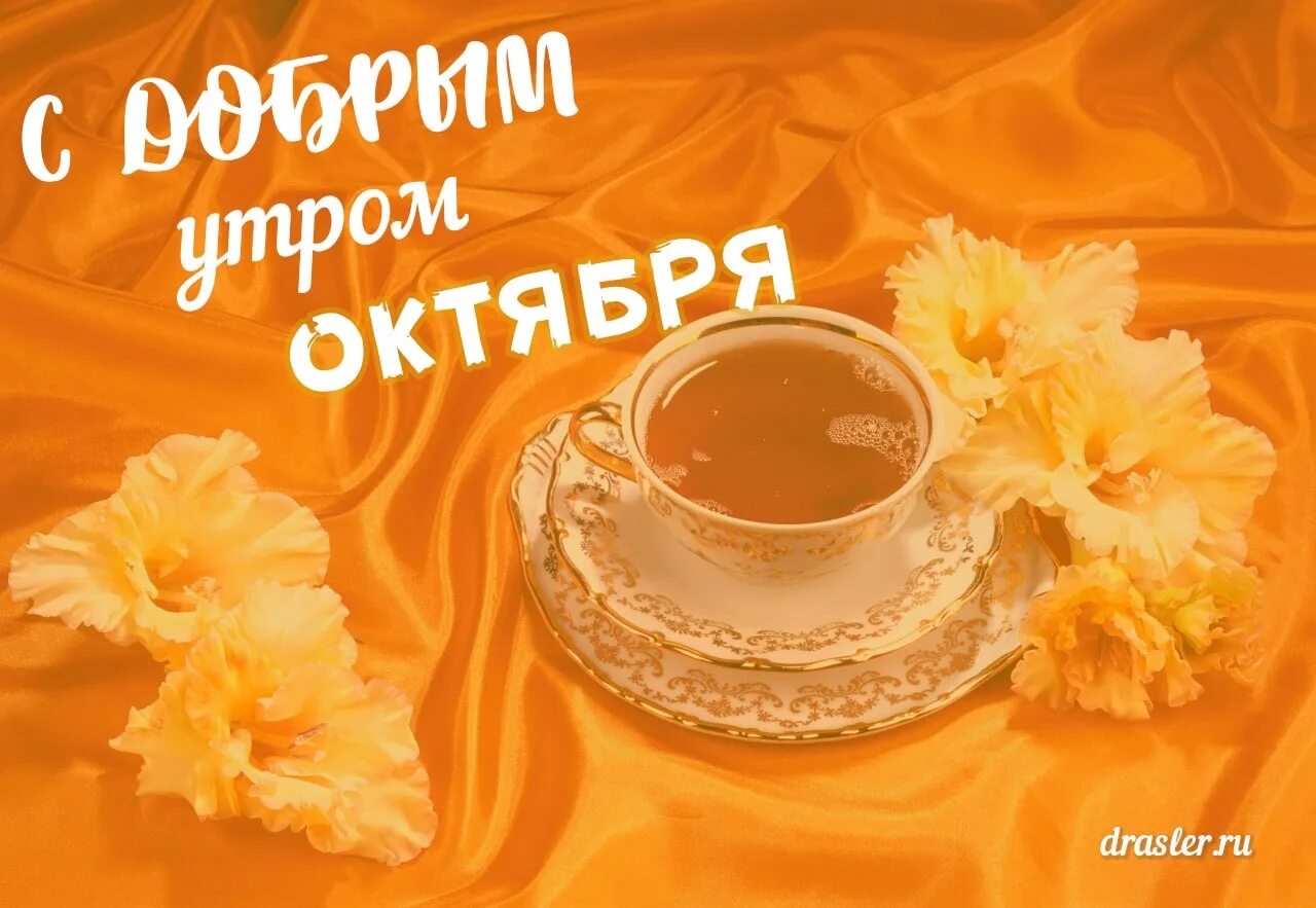 С добрым октябрьским утром! Выбери правильный настрой, не сворачивай с пути! Нов