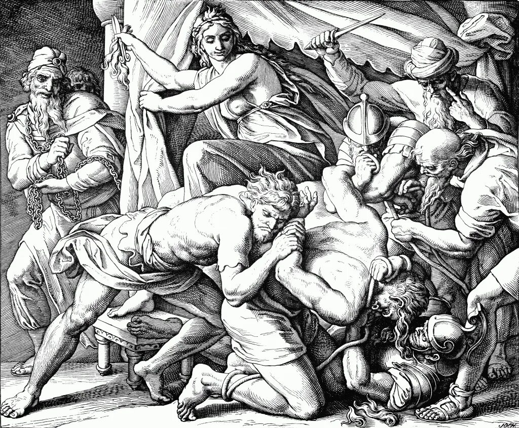 подвиги самсона в борьбе