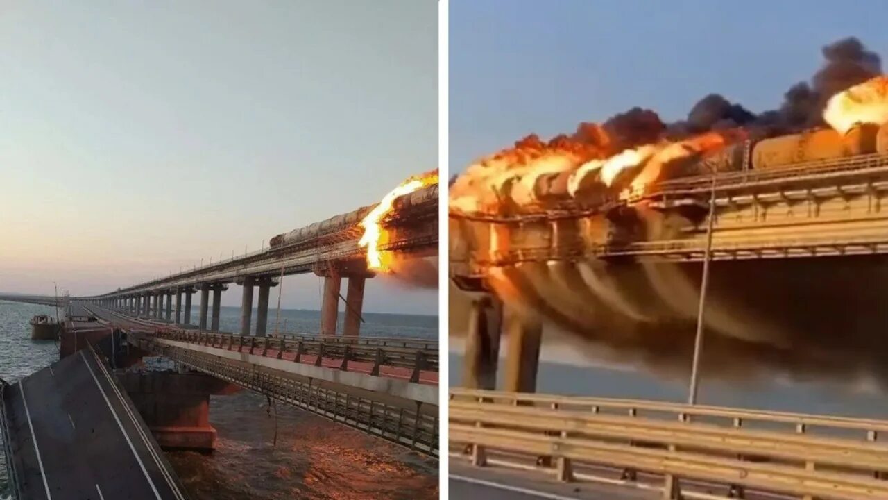 Крым мост. Взрыв моста. Керчь мост. Взрыв моста Керчь. Новость дня крымский мост