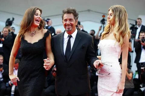 Camila Morrone and Lucila Sola with Al Pacino at 'Manglehorn' Pre...