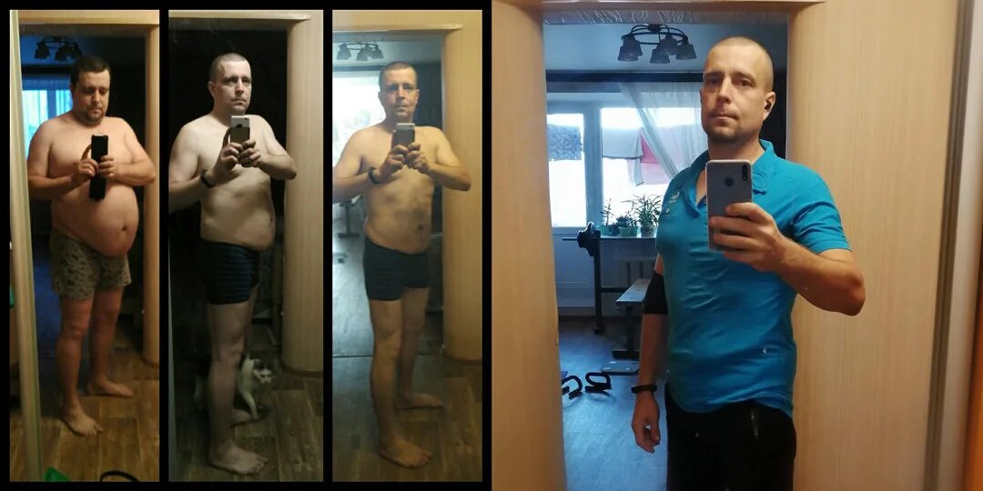 Похудел на 20 кг за 2 месяца. До и после похудения мужчины. Похудеть за месяц.