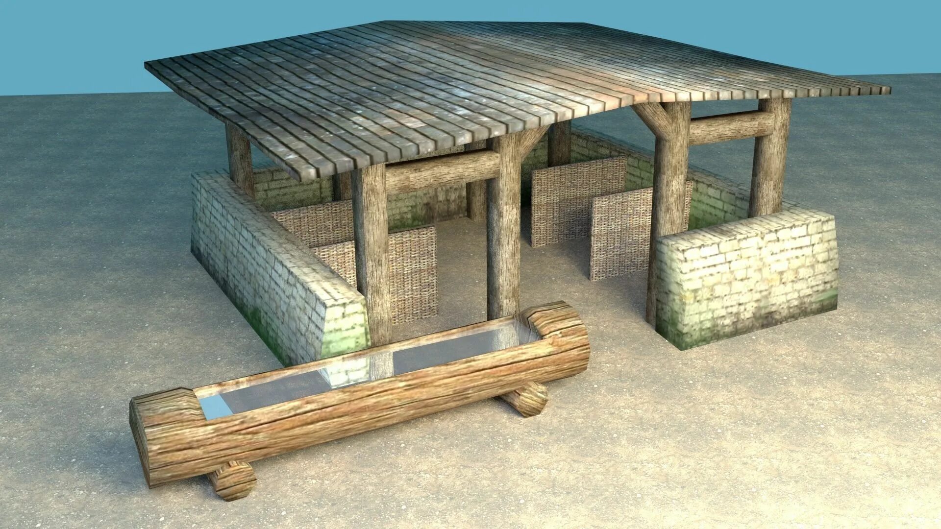 Stable models. Средневековый 3 д конюшня. конюшня лоу поли. средневековая конюшня с пристройкой 3д модель. medieval stable.